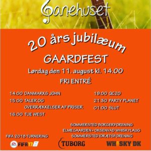 Banehusets 20års jubilæum & Gaardfest 2018