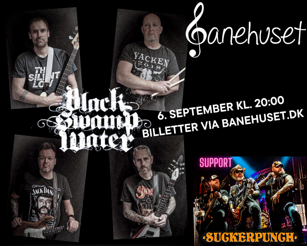 Black Swamp Water, support Suckerpunch