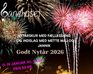 Nytårskur med fællessang – og indslag med Mette Maj og Jannik