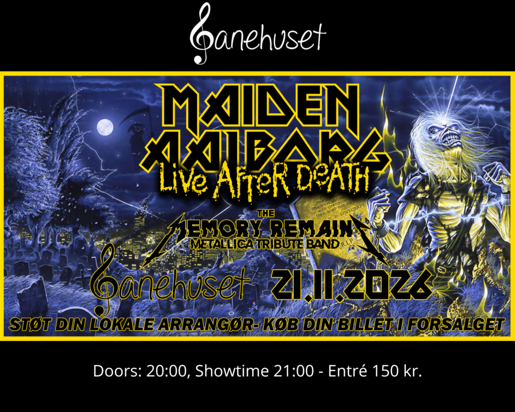 Maiden Aalborg – support: The Memory Remains