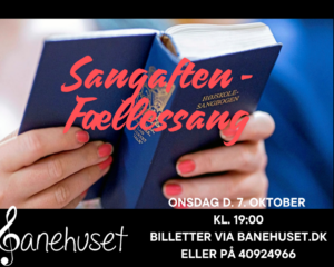 Sangaften med besøg af vores præst.